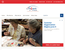 Tablet Screenshot of lifequestofarkansas.org